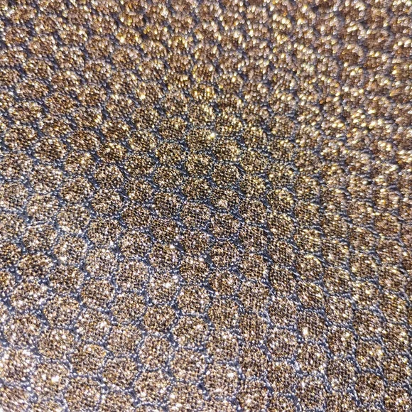 Black And Gold Long Stretchy Wrap Scarf - Picture 2 of 3